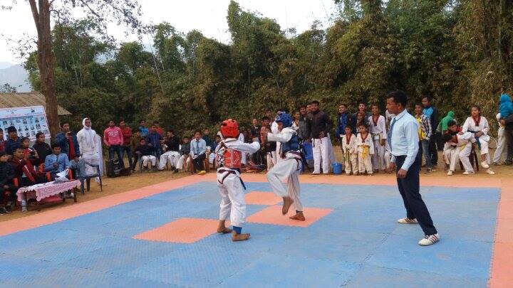 पर्वतको फलेवासमा तेक्वान्दो प्रतियोगिता सुरु