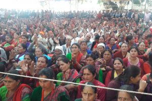 पर्वतमा महिला महोत्सवको तयारी
