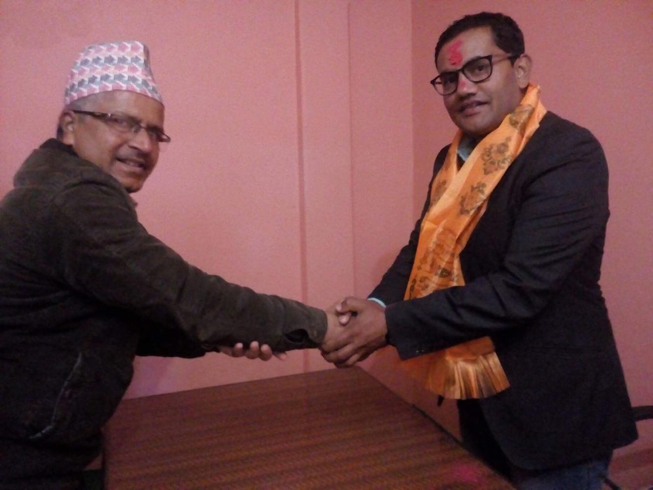 यूवा परिषदका अध्यक्ष लामिछानेद्धारा पदभार ग्रहण