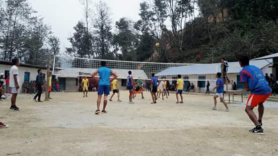 थापाठानामा भलिबल प्रतियोगिता सम्पन्न