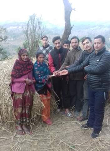 आगोलागि पीडितलाई १० भारि पराल सहयोग