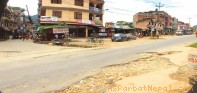 कुश्मामा सडक विस्तारको काम रोकियो