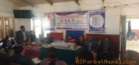 पर्वत अस्पतालमा उपकरण सहयोग