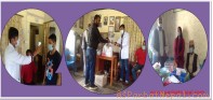 नेवि संघ पर्वतद्धारा थर्मल गन सहित स्वास्थ्य सामग्री हस्तान्तरण