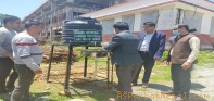 प्रगतिशिल इन्जिनियरिङद्धारा जिल्ला अस्पतालमा खुट्टावाट संचालन गर्न मिल्ने धारा जडान